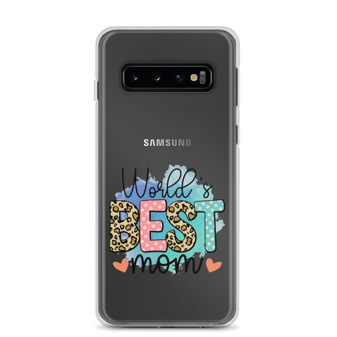 World's Best Mom Clear Case for Samsung®