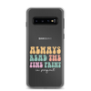 Always Read The Fine Print I'm Pregnant Clear Case for Samsung®