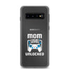 Mom Level Unlocked Clear Case for Samsung®