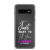 Just Want to Tell You A Secret I'm Pregnant Clear Case for Samsung®