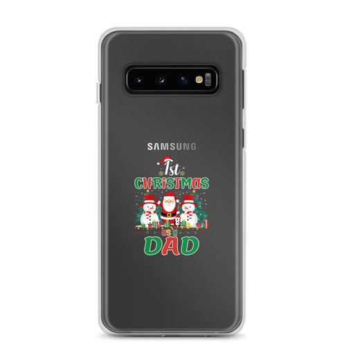 1st Christmas Dad Clear Case for Samsung®