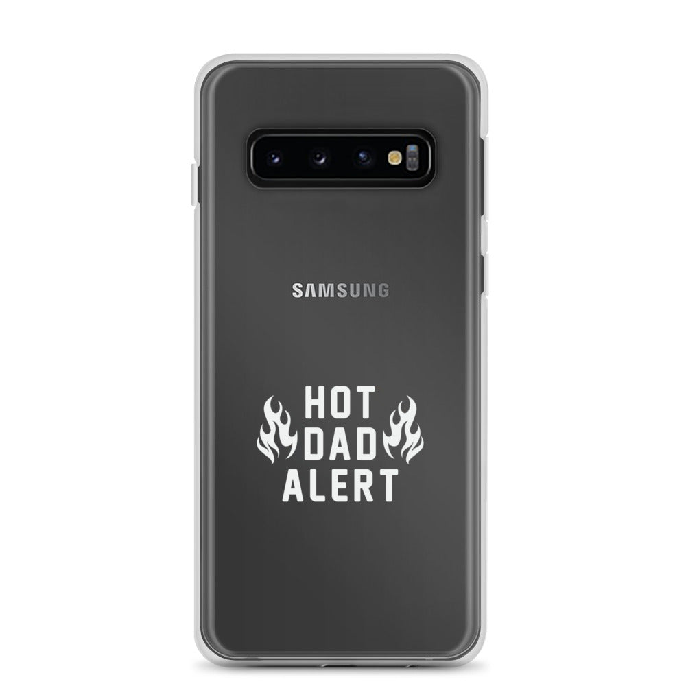 Hot Dad Alert Clear Case for Samsung®