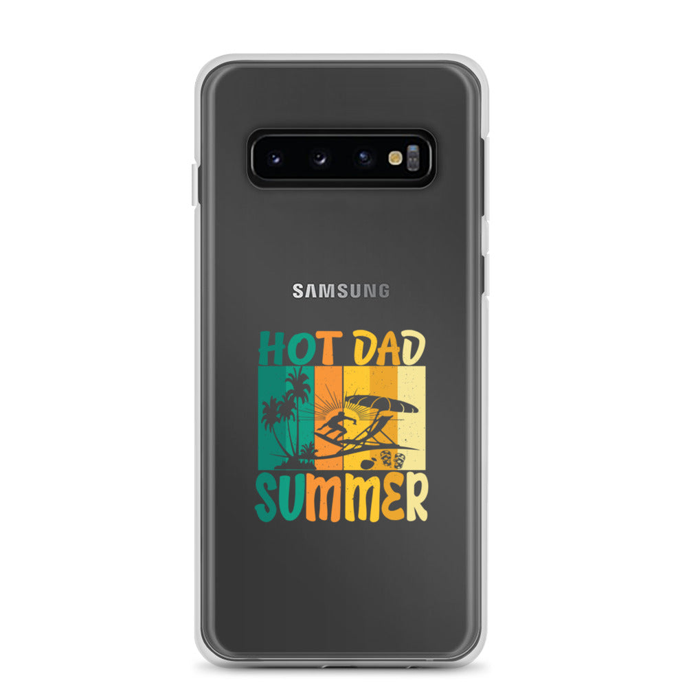 Hot Dad Summer Clear Case for Samsung®