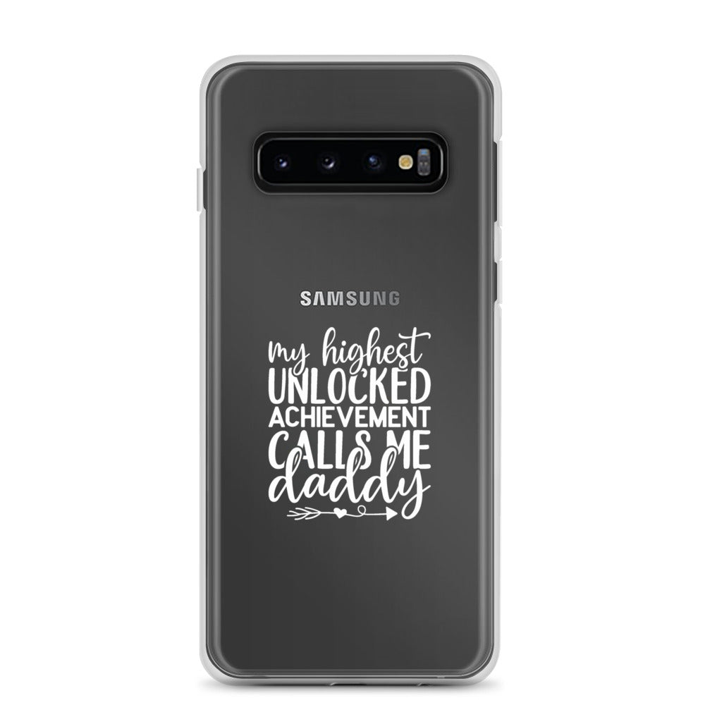 My Highest Unlocked Achievement Calls Me Clear Case for Samsung®