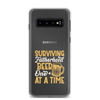 Surviving Fatherhood One Beer At A time Clear Case for Samsung®