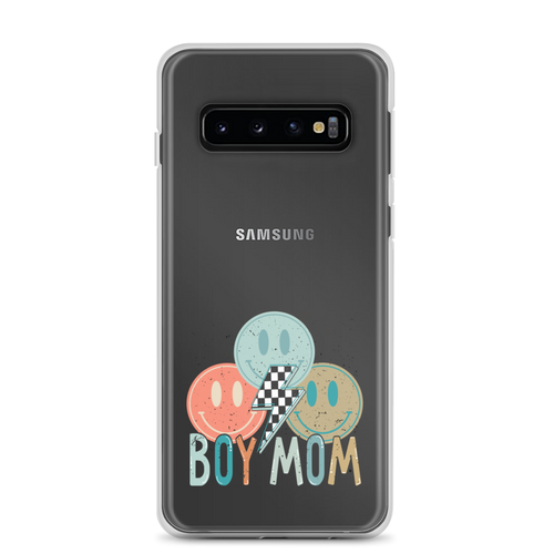 Boy Mom Smile Checker Clear Case for Samsung®