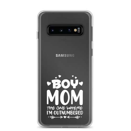 Boy Mom The One Where I'M Outnumbered Clear Case for Samsung®