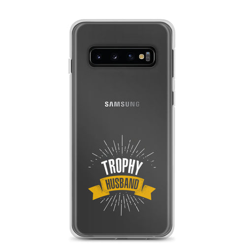 Trophy Husband Wedding Anniversary Clear Case for Samsung®