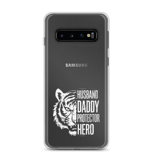 Husband Daddy Protector Hero Clear Case for Samsung®