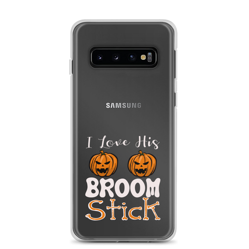 I Love His Broom Stick Clear Case for Samsung®