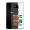 Mentor Dad Fiend Teacher Hero Father Clear Case for Samsung®