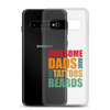 Awesome Dads Tattoos Beards Clear Case for Samsung®