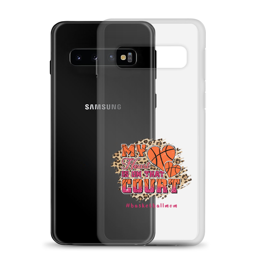 My Heart Is On That Court Clear Case for Samsung®