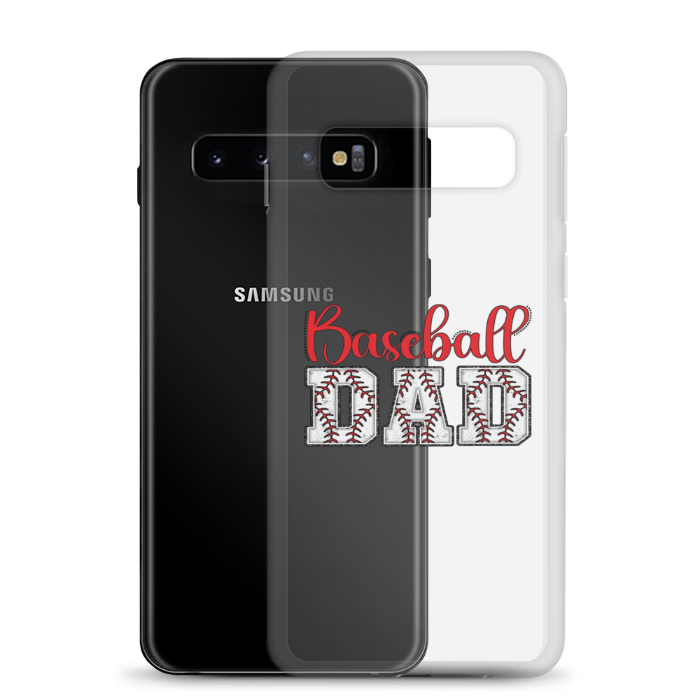 Baseball Dad Clear Case for Samsung®