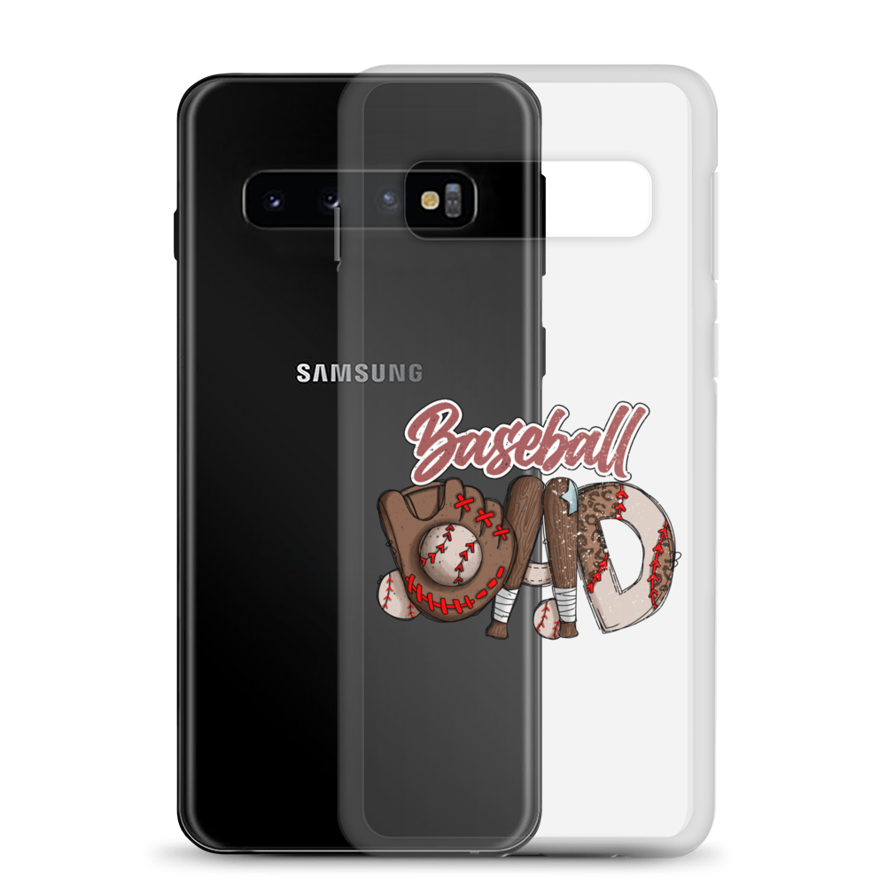 Baseball Dad Clear Case for Samsung®