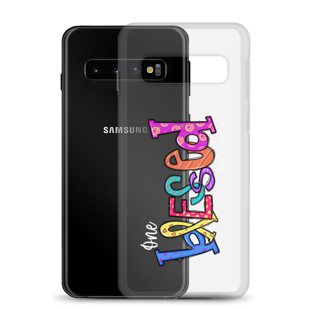 One Blessed Bonus Mom Clear Case for Samsung®