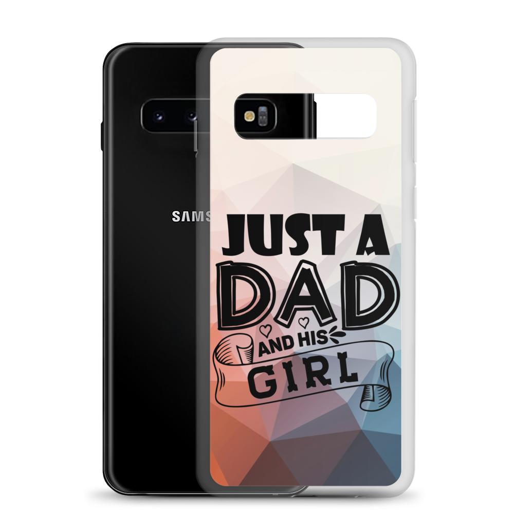 Just A Dad And His Girl Clear Case for Samsung®