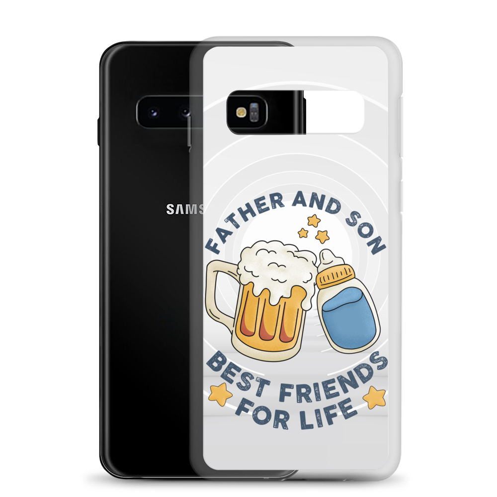 Father And Son Best Friends For Life Clear Case for Samsung®