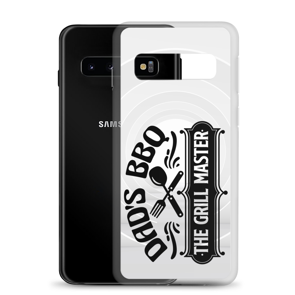 Dad's BBQ The Grill Master Clear Case for Samsung®