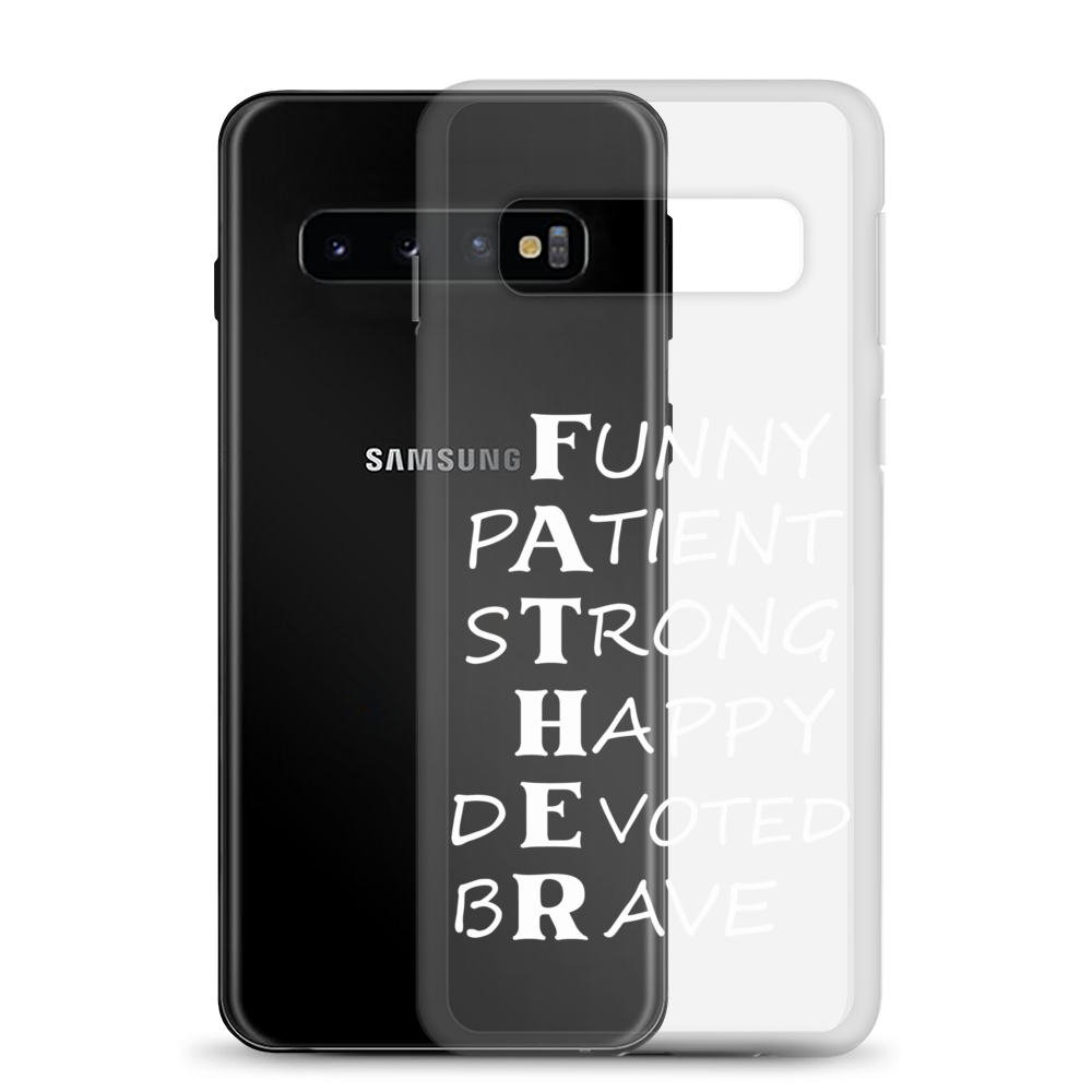 Funny Patient Strong Happy Devoted Brave Clear Case for Samsung®