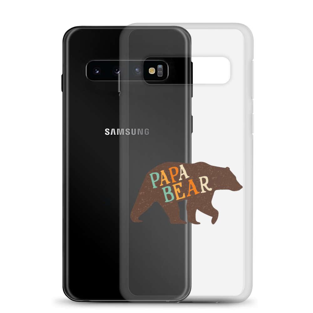 Papa Bear Clear Case for Samsung®