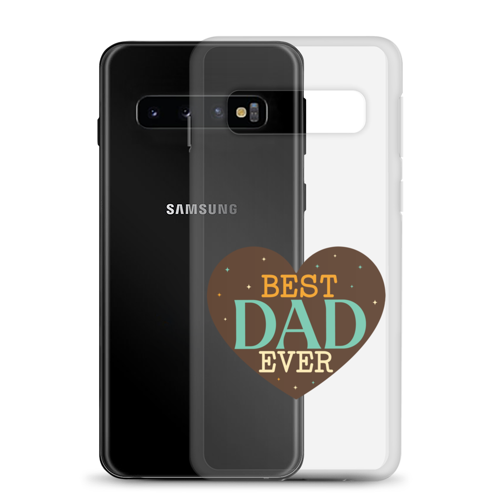 Best Dad Ever Clear Case for Samsung®