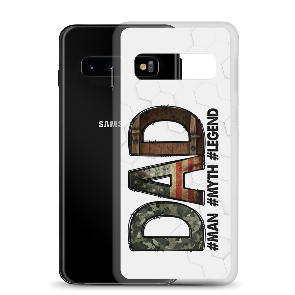 Dad #Man #Myth #Legend Clear Case for Samsung®