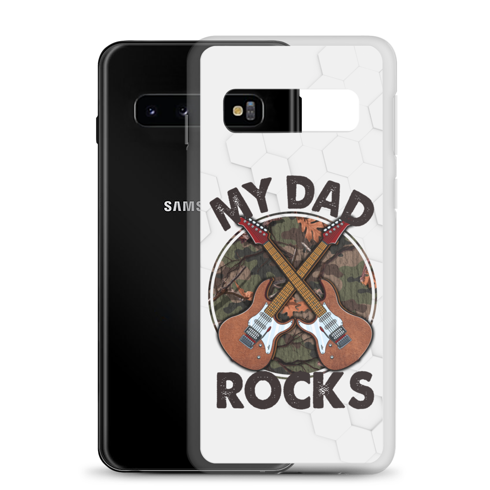 My Dad Rocks Clear Case for Samsung®