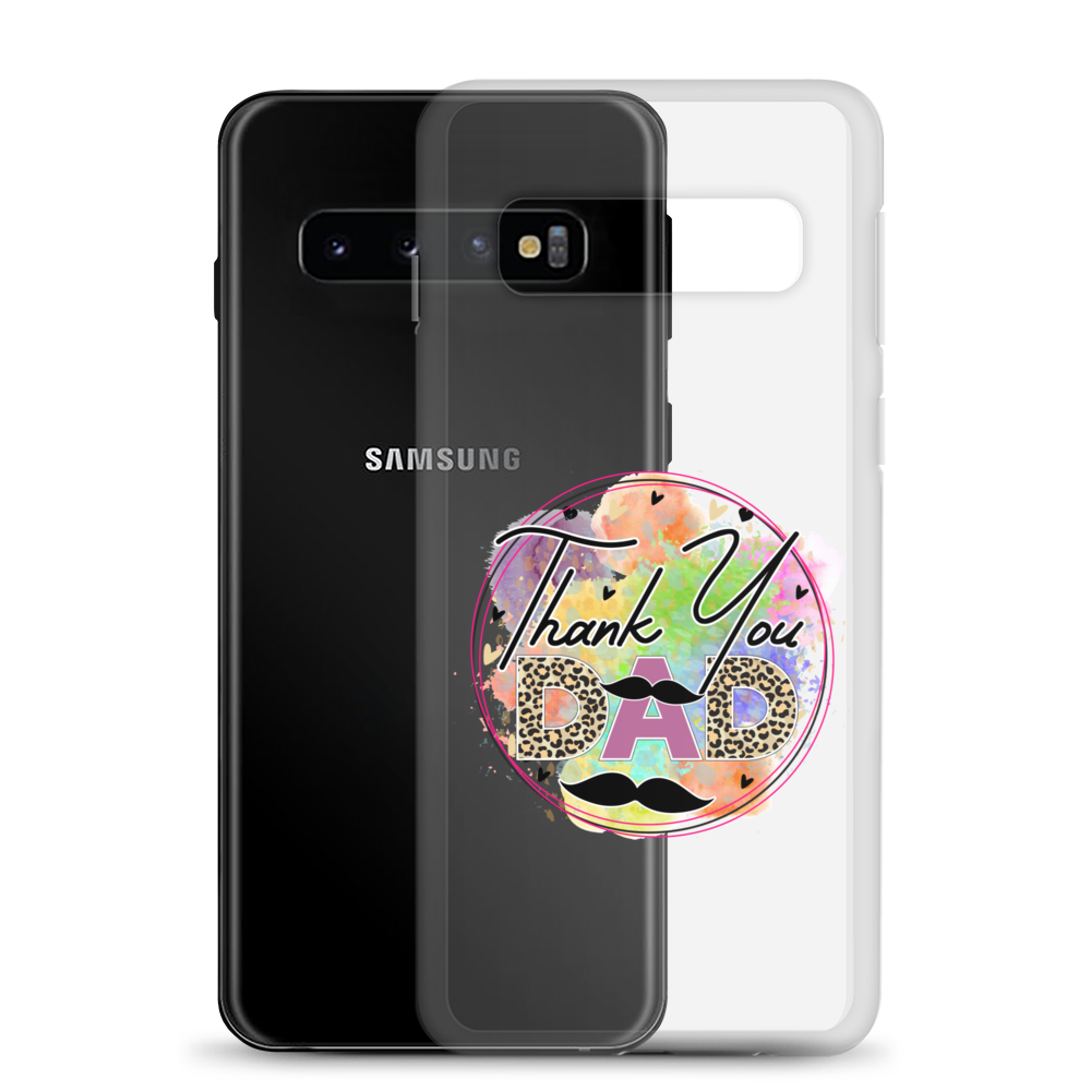 Thank You Dad Clear Case for Samsung®