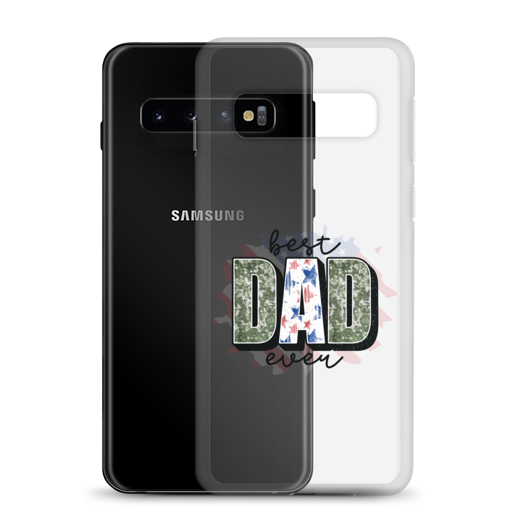 Best Dad Ever Clear Case for Samsung®