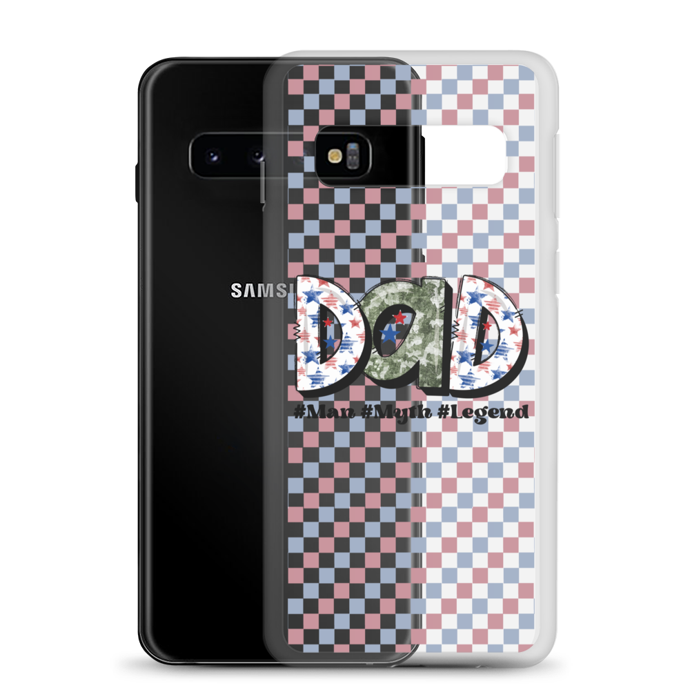 Dad #Man #Myth #Legend Clear Case for Samsung®