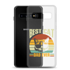 Best Cat Dad Ever Clear Case for Samsung®