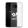 Dad Of 1 Boy And 2 Girls Clear Case for Samsung®