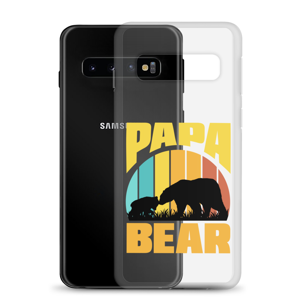 Papa Bear Clear Case for Samsung®