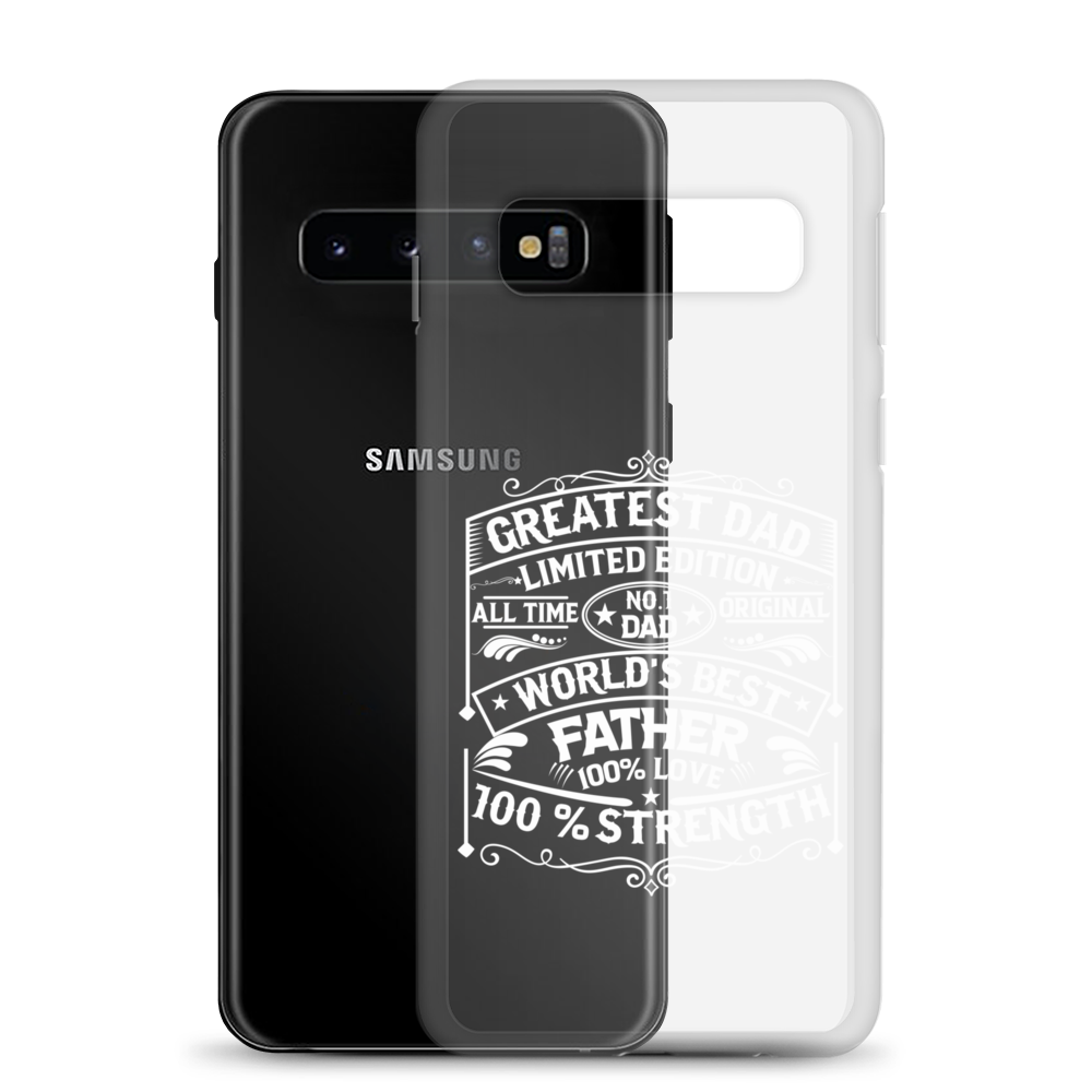 Greatest Dad Limited Edition All Time Clear Case for Samsung®