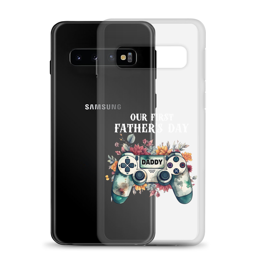 Our First Father's day Clear Case for Samsung®