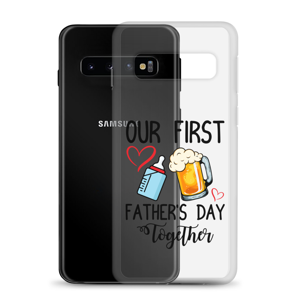 Our First Father's Day Together Clear Case for Samsung®