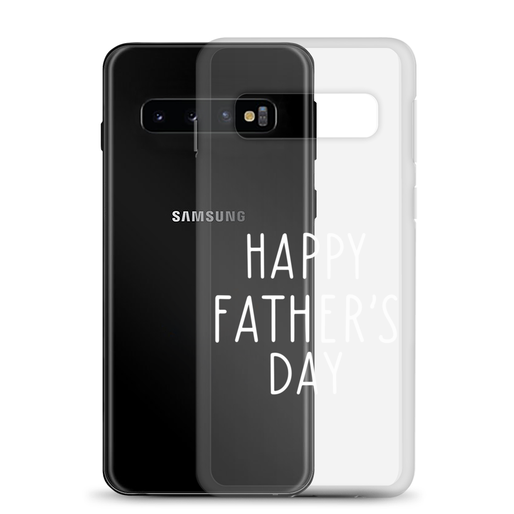 Happy Father's Day Clear Case for Samsung®