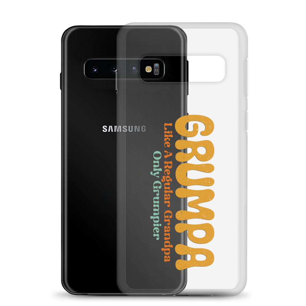 Grumpa Like A Regular Grandpa Only Geumpier Clear Case for Samsung®