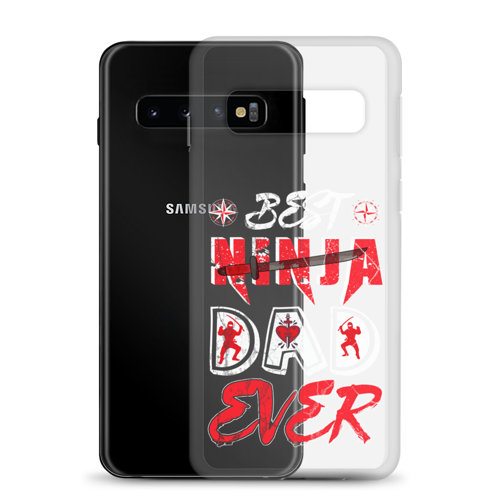 Best Ninja Dad Ever Clear Case for Samsung®