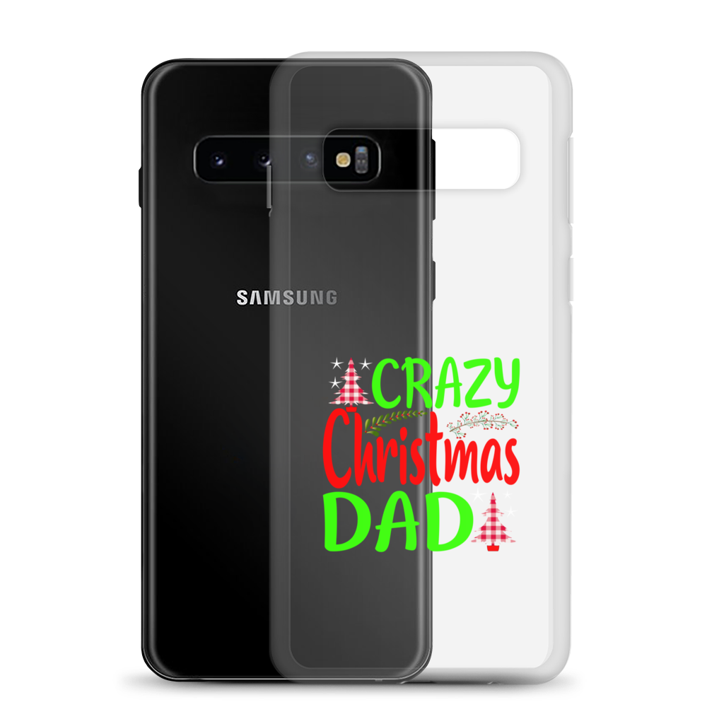 Crazy Christmas Dad Clear Case for Samsung®