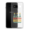 Dad Needs Beer Clear Case for Samsung®