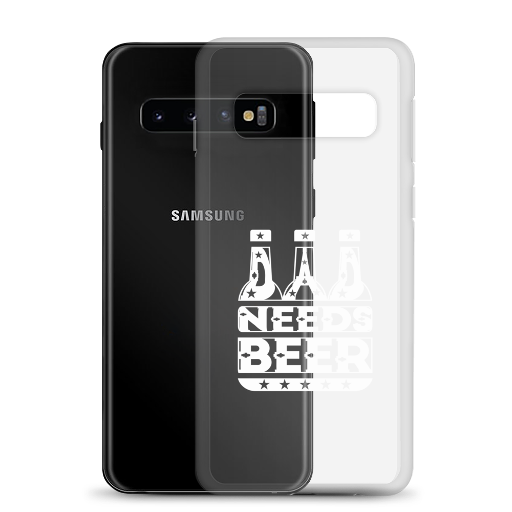 Dad Needs Beer Clear Case for Samsung®