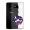 Sleep Deprived But Still Alive #momlife Clear Case for Samsung®