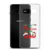 First Christmas As A Dad Clear Case for Samsung®