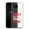 First Christmas As Dad Clear Case for Samsung®