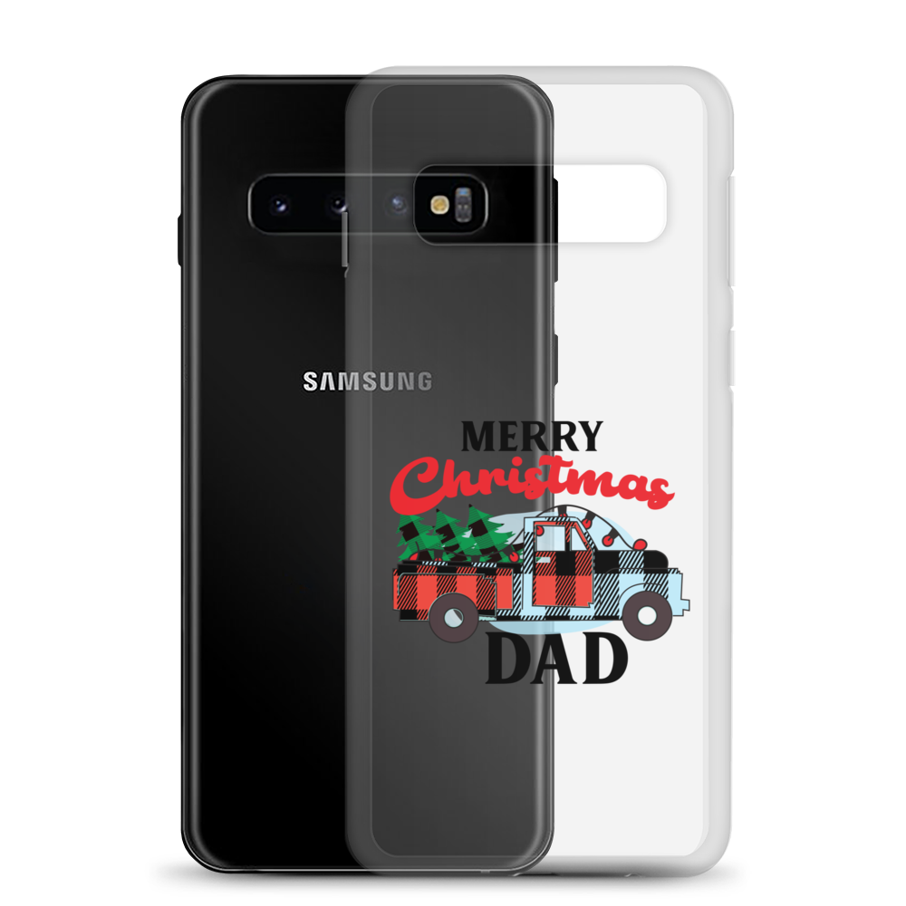 First Christmas As Dad Clear Case for Samsung®