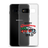 First Christmas As Dad Clear Case for Samsung®