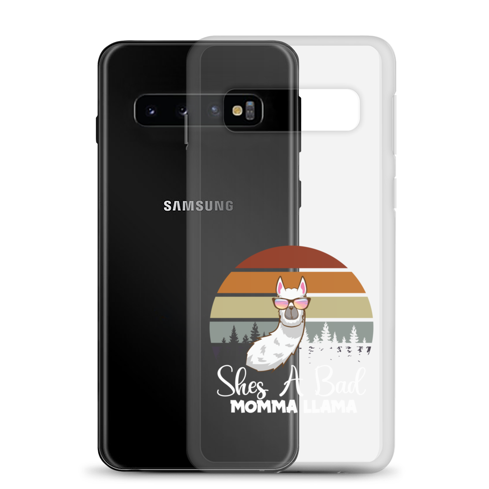 She's A Bad Momma Llama Clear Case for Samsung®