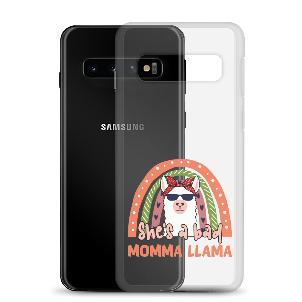 She's A Bad Momma Llama Clear Case for Samsung®